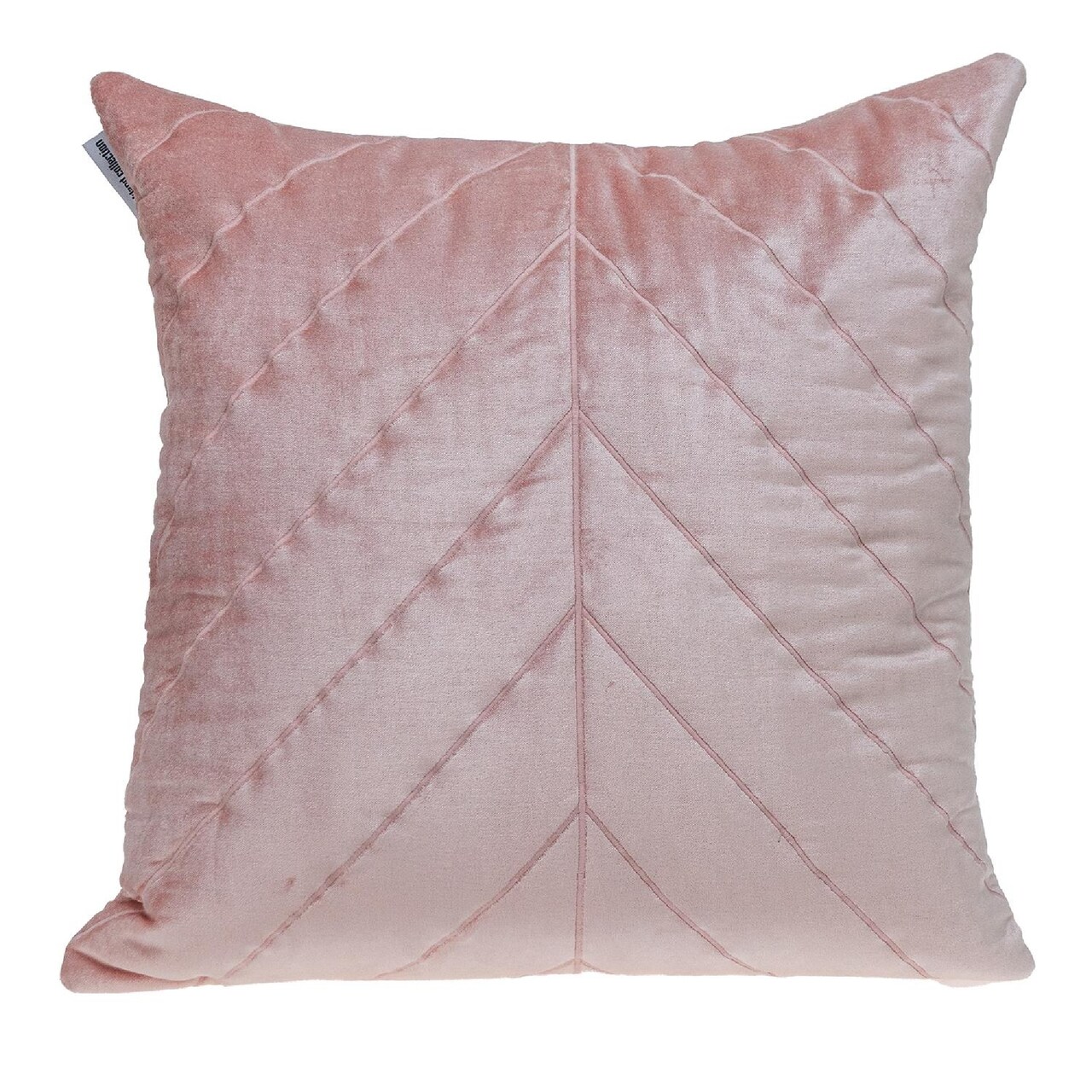 Nassau Collection 20" Pink Symmetry Stitch Pattern Throw Pillow